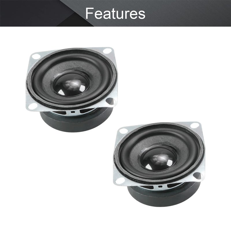 Fielect DIY Magnetic Speaker 3W 4 Ohm Full Range Audio Speaker Stereo Woofer Loudspeaker Replacement for Arduino, 52mm Diameter 1Pc - Image 4